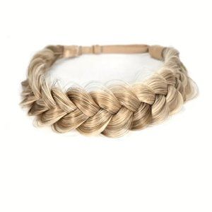 Blonde Faux Hair Braided Headband